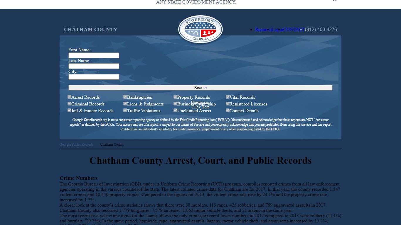 Chatham County Arrest, Court, and Public Records